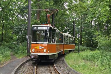 Die Seiten am Beiwagen 267 123 sind schon fast fertig lackiert