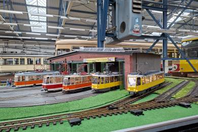 Präsentation der Modellstraßenbahnen