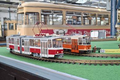 Beide KT4Ds im Modell auf der Anlage