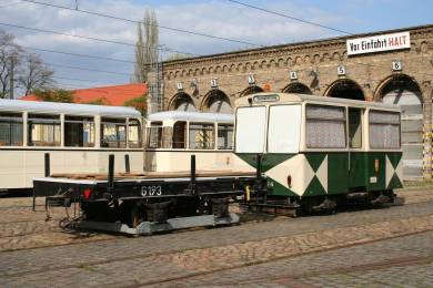 Arbeitsbeiwagen G193 (Drehschemellore · G (od))