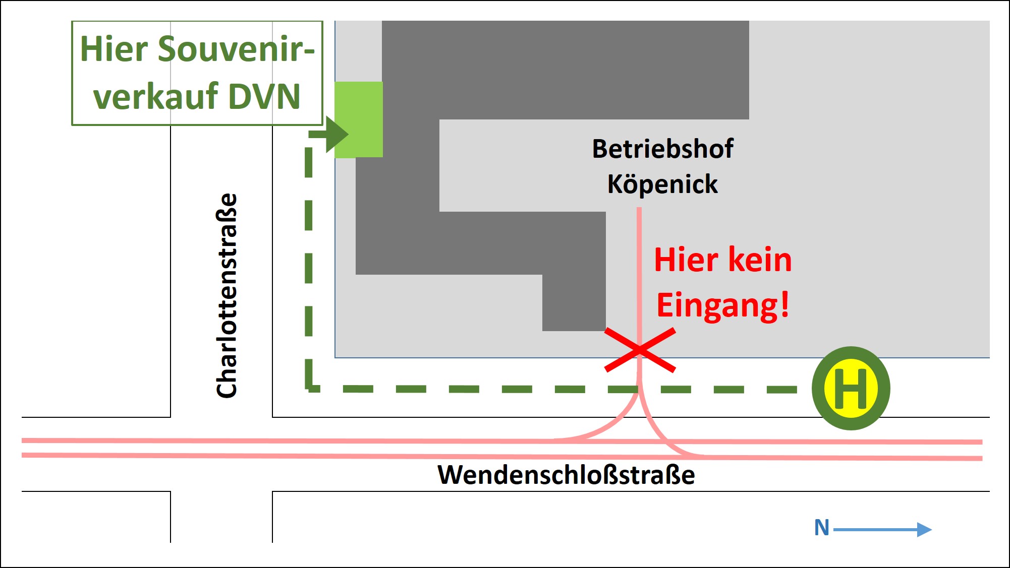 Zugang Hof Köpenick